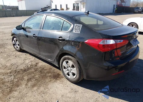 2016 Kia Forte Lx from USA, damaged, VIN KNAFK4A69G5569194